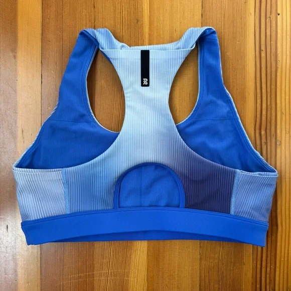 BANDIT RUNNING Cadence Scoop Neck Run Bra Deep Peri Blue Gradient Medium - Picture 2 of 8